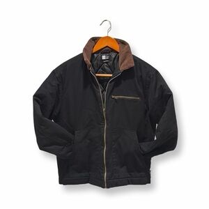 Lira | Black Utility Jacket with Quilted Lining